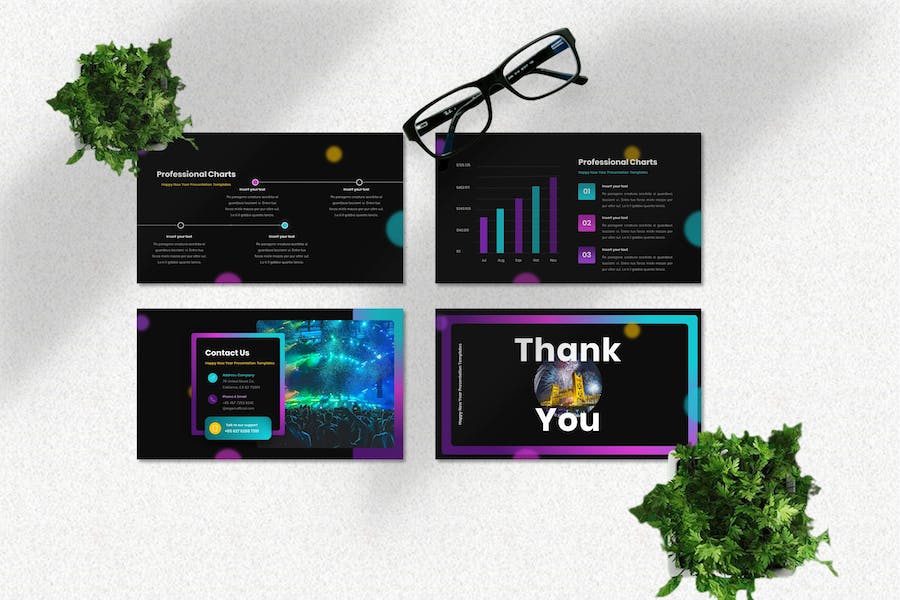 新年展望总结规划目标实现Keynote模板 - 顶尖PPT