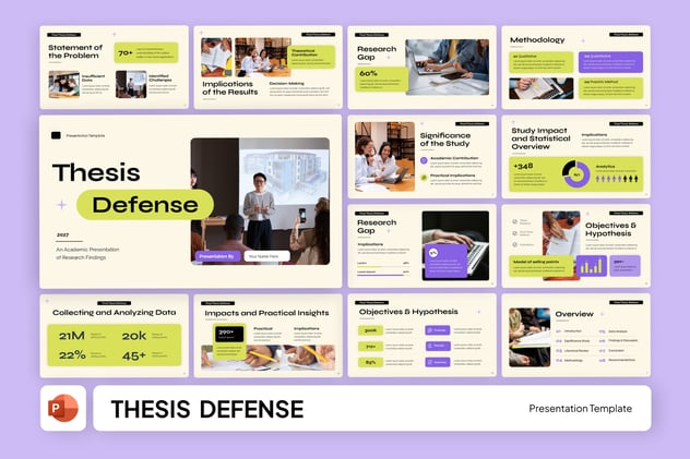 最终毕业论文答辩主题PPT模板 - 顶尖PPT