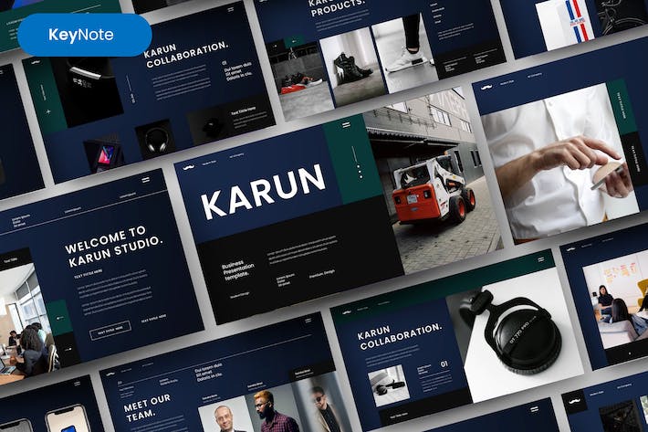 商务风格企业会议项目合作商业通用keynote模板 - 顶尖PPT