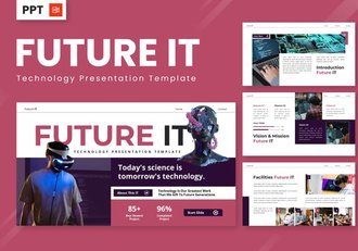 未来IT技术人工智能PPT模板 - 顶尖PPT