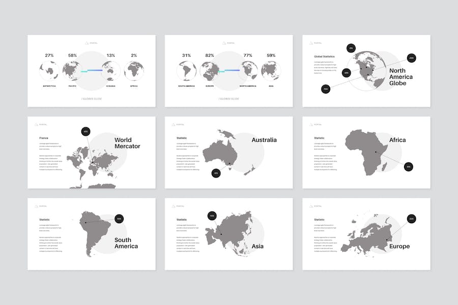 门户网站项目介绍Keynote模板 - 顶尖PPT