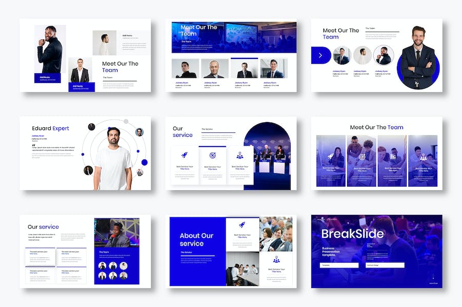 项目研发商业计划企业合作团队人员介绍keynote模板 - 顶尖PPT