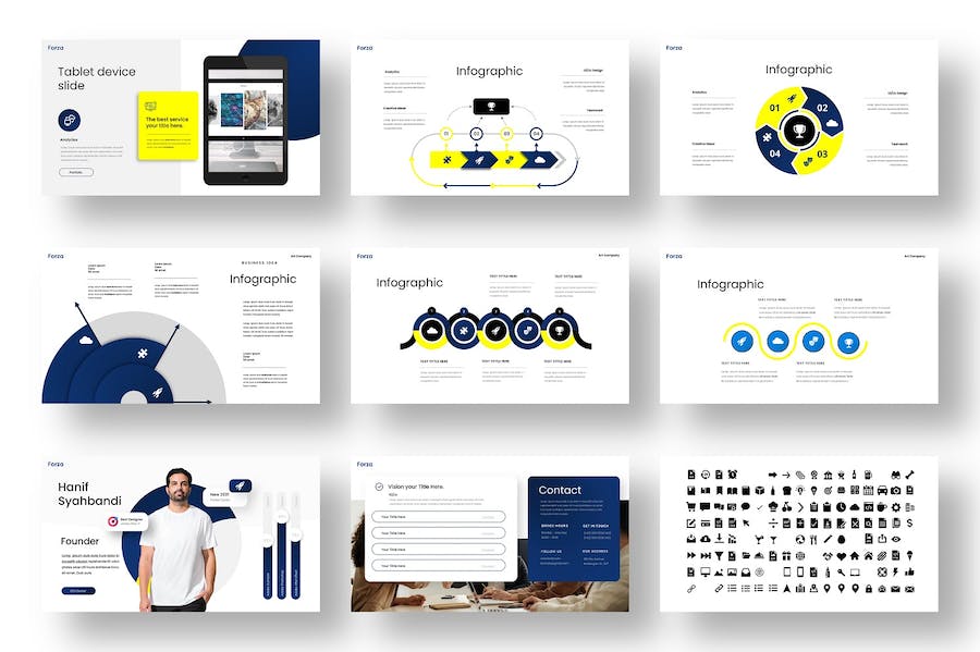 商务风格团队会议项目合作PPT模板 - 顶尖PPT