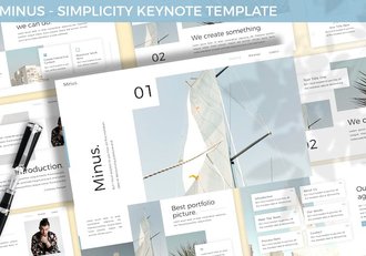 极简商业简约设计方案Keynote模板 - 顶尖PPT