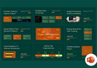 项目管理PPT模板 - 顶尖PPT