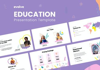 教育课程主题演示专业PPT模板 - 顶尖PPT