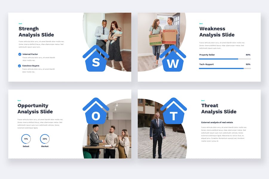 房地产出售租赁PPT模板 - 顶尖PPT