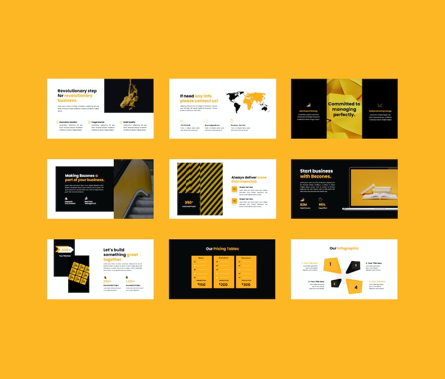 企业业务介绍商业计划展示PPT模板 - 顶尖PPT