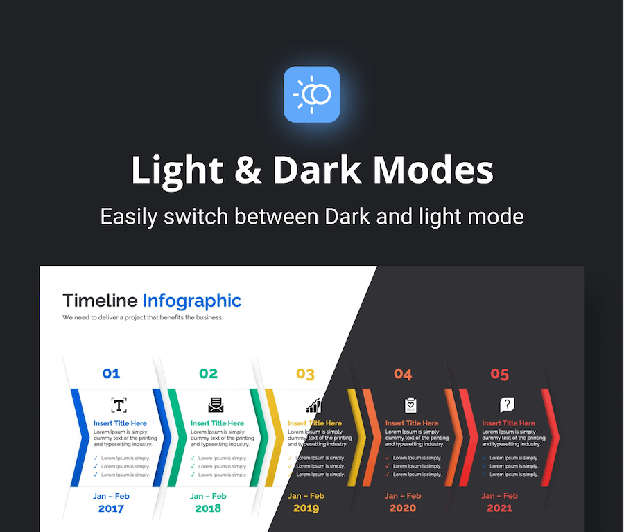 项目进度时间轴信息图可视化PPT模板 - 顶尖PPT