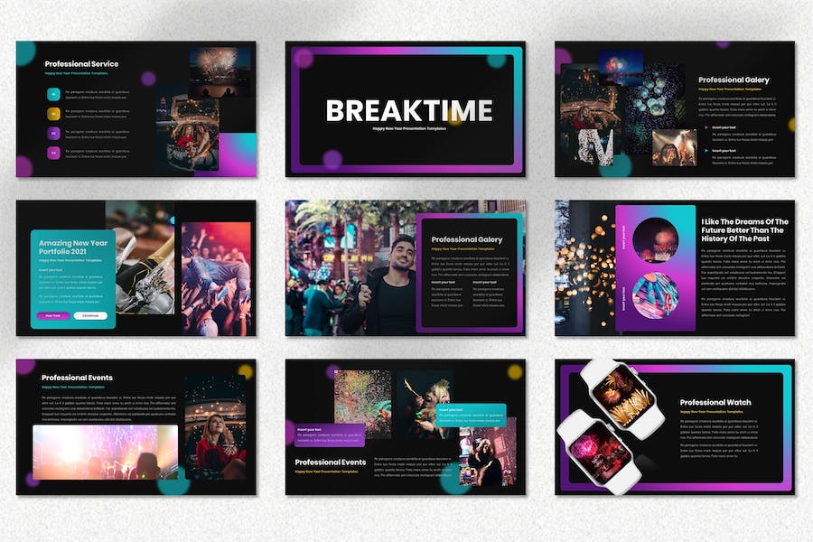 新年展望总结规划目标实现Keynote模板 - 顶尖PPT