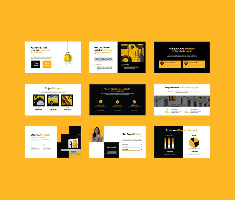 企业业务介绍商业计划展示PPT模板 - 顶尖PPT