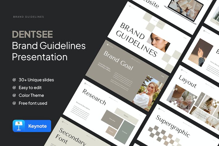 品牌内部培训规范展示keynote模板 - 顶尖PPT