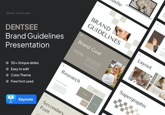 品牌内部培训规范展示keynote模板 - 顶尖PPT