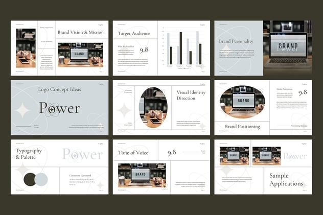 企业品牌形象设计提案策划方案PPT模板 - 顶尖PPT