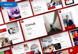 国外商务风格企业团队展示介绍通用keynote模板 - 顶尖PPT