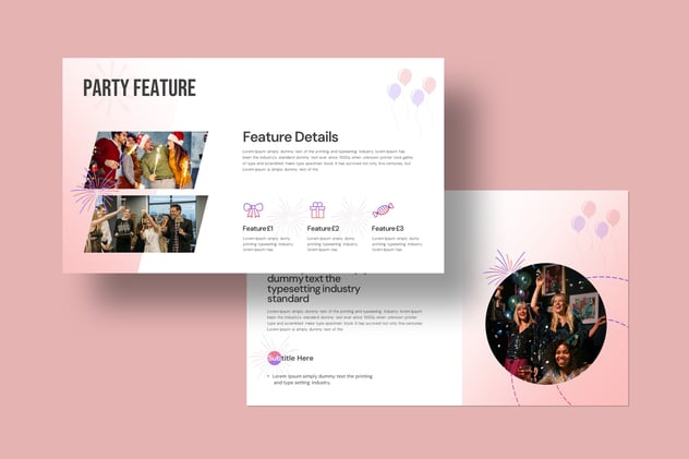 新年快乐跨年夜狂欢PPT模板 - 顶尖PPT