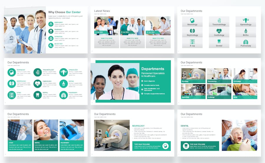 医疗诊疗专业讲座Keynote模板 - 顶尖PPT