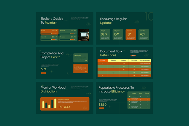 项目管理PPT模板 - 顶尖PPT