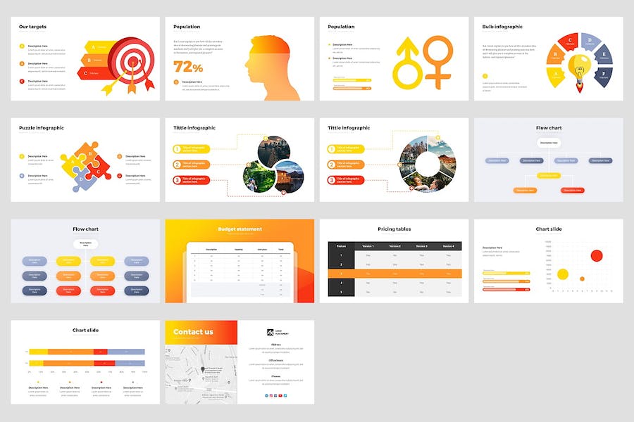 创意商业计划企业解决方案团队介绍通用keynote模板 - 顶尖PPT