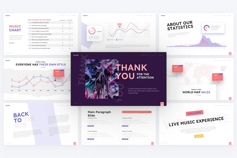 创意活动策划布置PPT模板 - 顶尖PPT