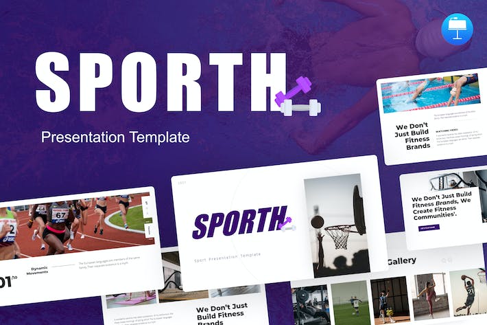 体育赛事keynote模板 - 顶尖PPT