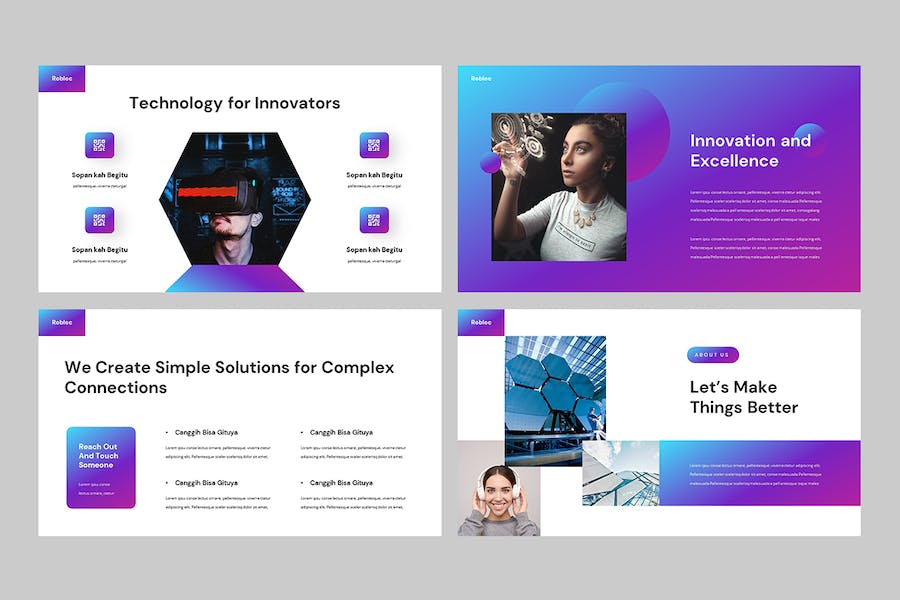 科技创新技术产品功能展示Keynote模板 - 顶尖PPT