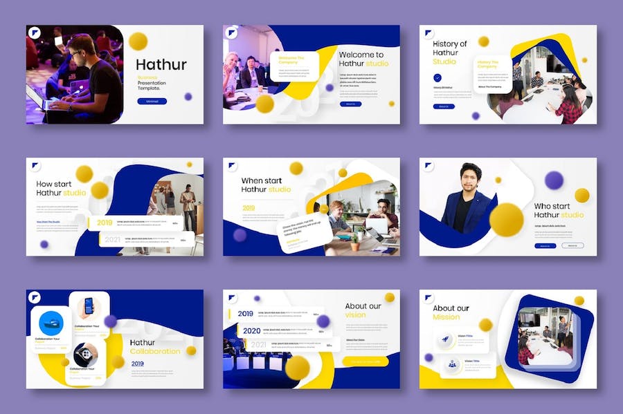 业务展示合作推广PPT模板 - 顶尖PPT