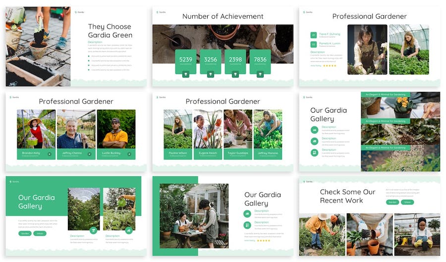 园艺果蔬栽培国外keynote模板 - 顶尖PPT