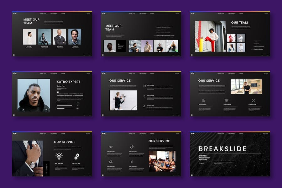 商务品牌推广融资计划书Keynote模板 - 顶尖PPT