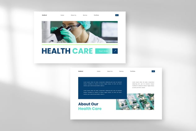 医疗健康领域演示文稿keynote模板 - 顶尖PPT