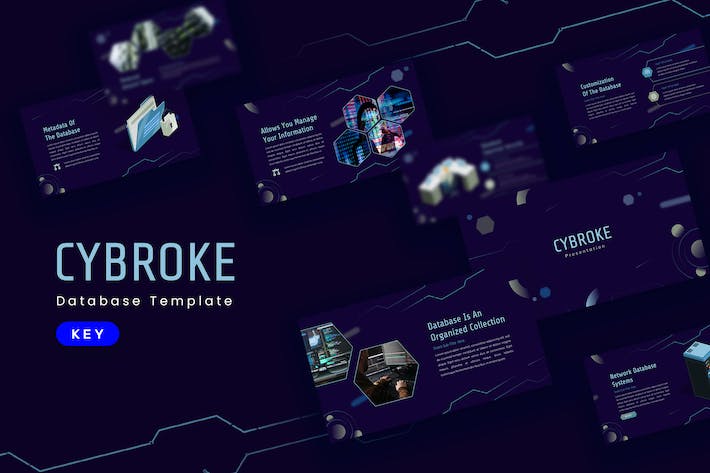 赛博克科技未来主题Keynote模板 - 顶尖PPT