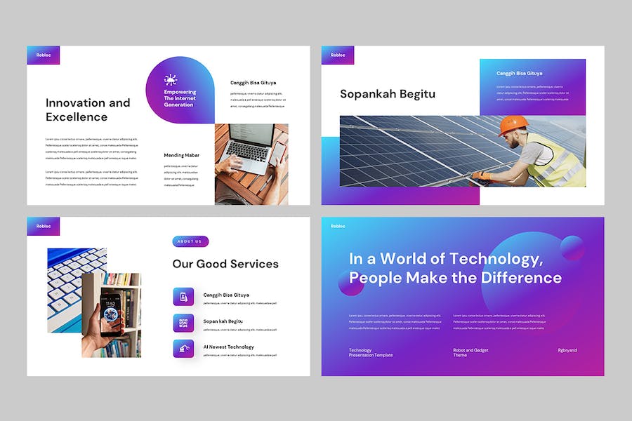 科技创新技术产品功能展示Keynote模板 - 顶尖PPT