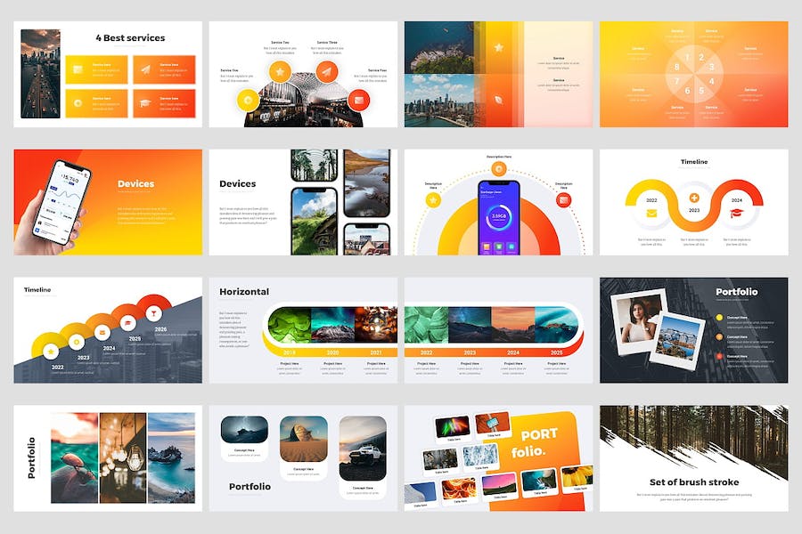 创意商业计划企业解决方案团队介绍通用keynote模板 - 顶尖PPT