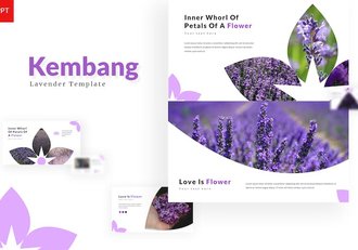 大自然植物介绍PPT模板 - 顶尖PPT