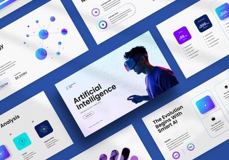 AI人工智能演示keynote模板 - 顶尖PPT