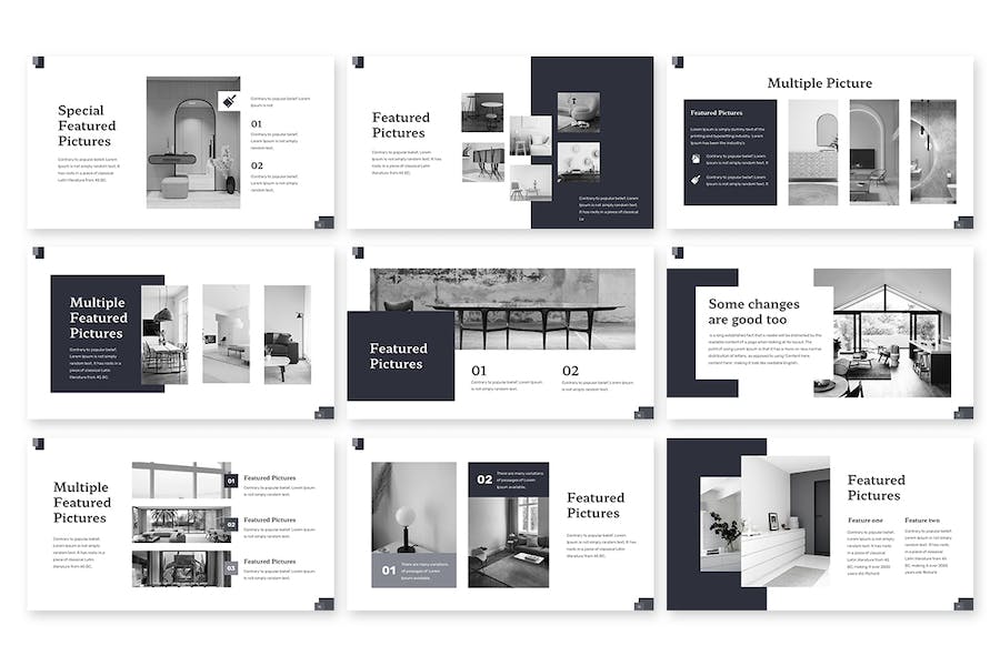 极简商务设计演讲方案PPT模板 - 顶尖PPT