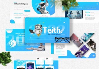 科技创新技术产品展示Keynote模板 - 顶尖PPT