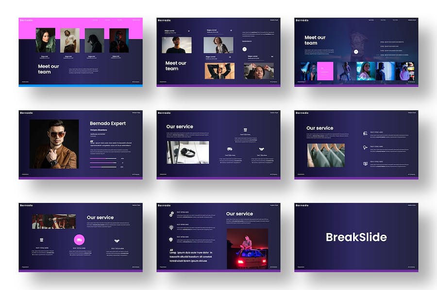 商务风格欧美多用途keynote模板 - 顶尖PPT