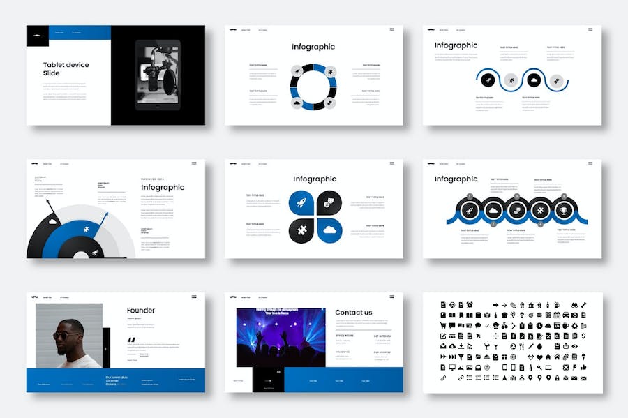 产品摄影展示企业营销策划市场调研通用keynote模板 - 顶尖PPT