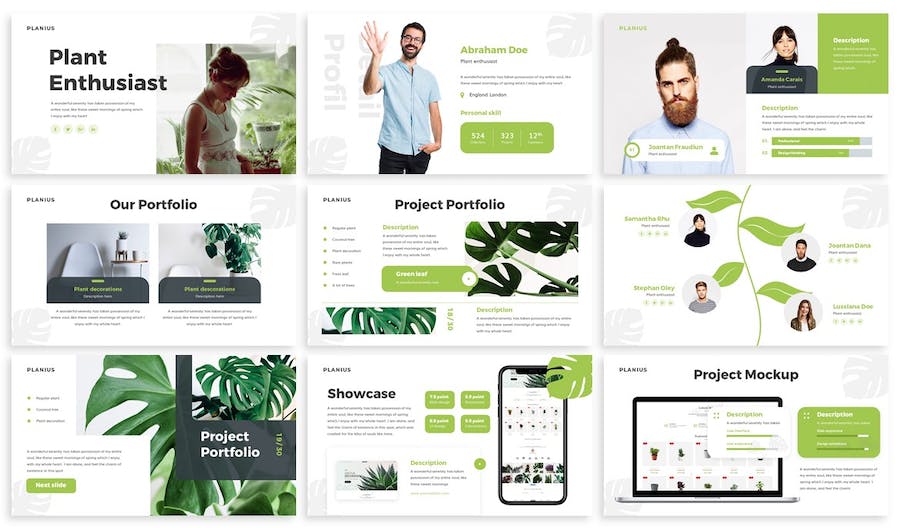 自然生态讲述展示规划设计应用PPT模板 - 顶尖PPT