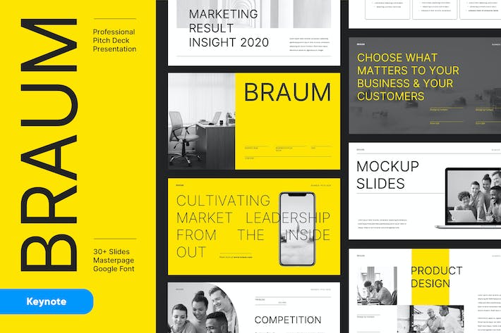 商务融资路演演讲Keynote模板 - 顶尖PPT