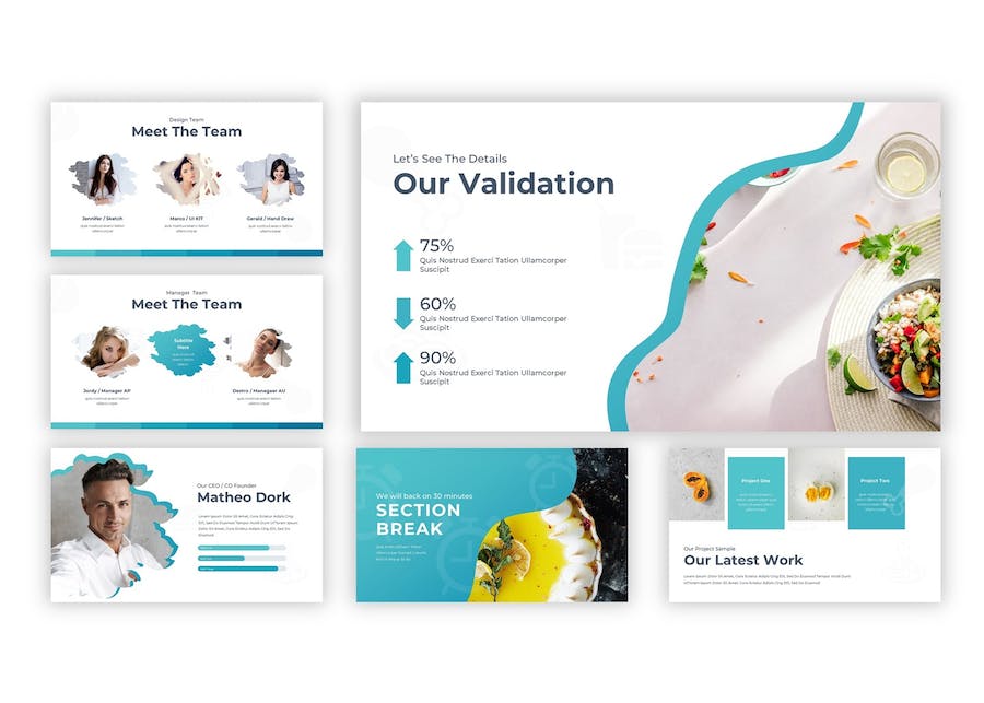 食品餐饮行业推广方案PPT模板 - 顶尖PPT