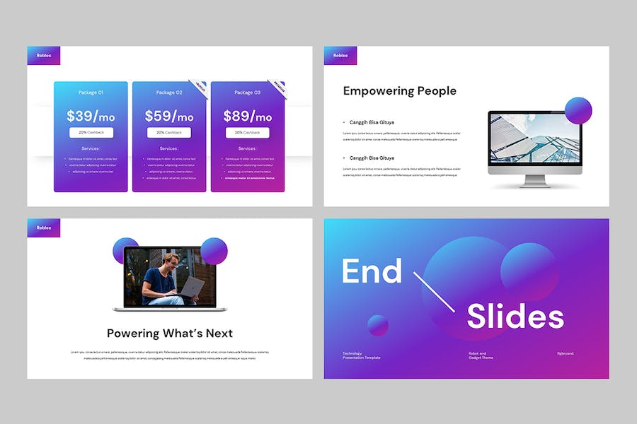 科技创新技术产品功能展示Keynote模板 - 顶尖PPT