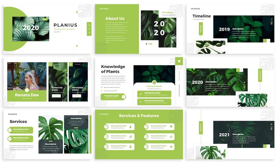 自然生态讲述展示规划设计应用PPT模板 - 顶尖PPT