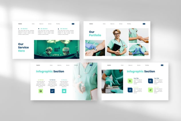 医疗健康领域演示文稿keynote模板 - 顶尖PPT