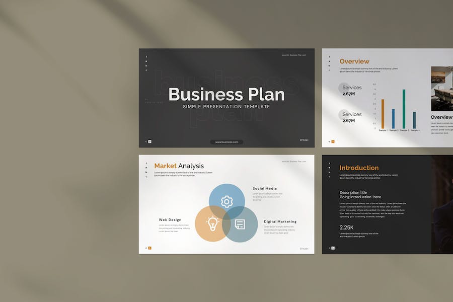 企业商业计划书项目方案PPT模板 - 顶尖PPT