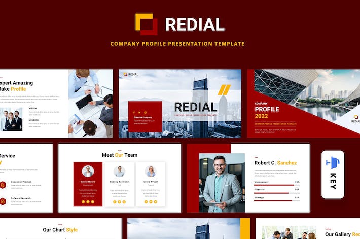 公司简介宣传keynote模板 - 顶尖PPT