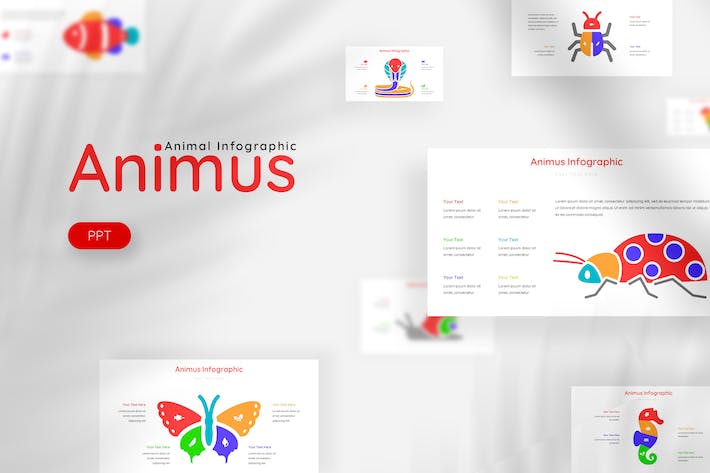 动画演示信息图形展示PPT模板 - 顶尖PPT