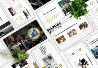 商务商业咨询公司PPT模板 - 顶尖PPT