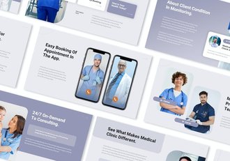 医疗体检项目流程介绍展示PPT模板 - 顶尖PPT